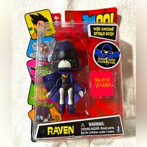 SALE! DC Teen Titans Go! Raven Figure With Spellbook - New, Never Opened